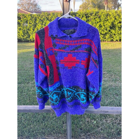 Vintage Kitty Hawk Wool sweater - Picture 1 of 3